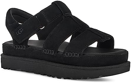 Amazon.com | UGG Women's La Cloud Sport Sandal, Bright White, 12