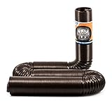 CamcoRhinoFLEX 15ft Heavy Duty RV Sewer Hose, Reinforced with Steel Wire, Hose Only - No Fittings Included