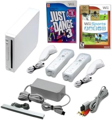 Amazon.com: Wii Nintendo Console Bundle – White RVL-001 System