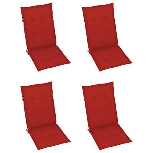 Tidyard 3X Akazienholz Massiv Gartenstuhl-Set Klappbar mit Auflagen Klappstuhl Hochlehner Stuhl Stühle Gartensessel Holzstuhl Gartenstühle Essstuhl In 5 Positionen verstellbar – Bild 6