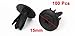Car Plastic 6mm Hole Push Type Rivet 100pcs Black