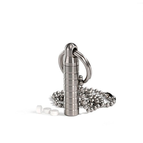 Cielo Pill Holders Extra Small Nitroglycerin Pill Box Stainless