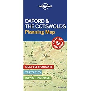 Oxford & the Cotswolds Planning Map – 1ed – Anglais Landkaart – Gevouwen Kaart, 29 mei 2019
