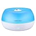 Homasy 800ml Ultrasonic Humidifier, Cool Mist Humidifier with Auto Shut off Function, One Touch Button Control for Office Home Bedroom Yoga Spa