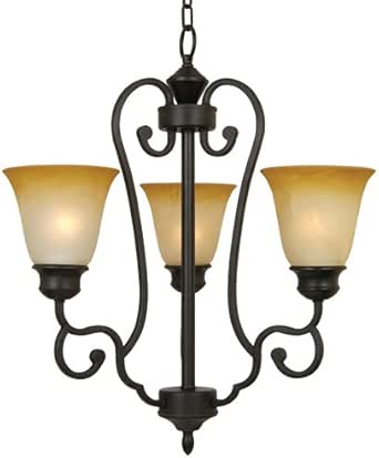 Yosemite Home Decor Royal arcos lámpara de araña, atardecer en la