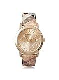 Burberry Women's BU9026 The City Haymarket Check/Champagne Stainless Steel Watch