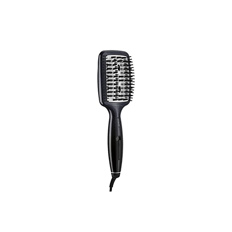 INFINITIPRO BY CONAIR Diamond-Infused Ceramic Smoothing Hot Brush/Straightening Brush; Black