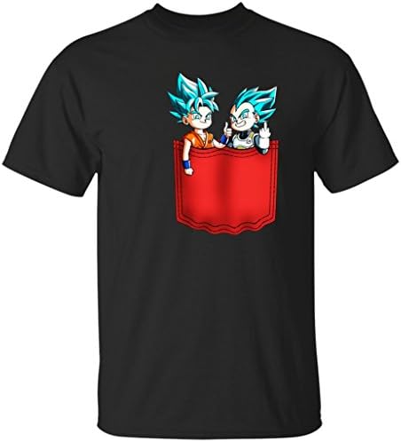 Super Saiyan God Shirt-Pocket Blue-Dragon Ball T-Shirt-Unisex