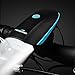 Flipcase Bike Light,USB Bike Light,Bicycle Headlight with Super Loud Bike Horn 120 DB Super Bright Waterproof 3 Lighting Modes USB Rechargeable Bicycle Light