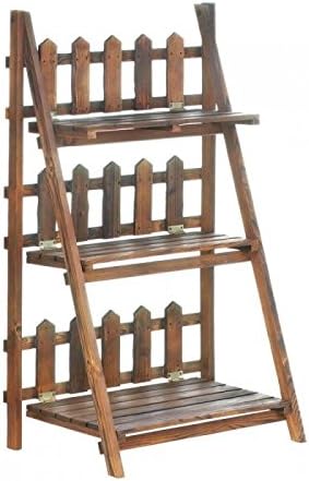 NEW Picket Fence Plant Shelf Stand Garden Home Furnitur