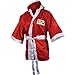 TITLE Boxing 3/4 Length Stock Satin Robe