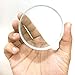 Double Concave Lens Even Edges and Thickness - Ideal for Spinning Top - 75 mm Dia 20 cm FL
