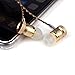 CHARM & MAGIC in-Ear Heaphones,Earbuds,Stereo Music Earphones,Premium Wired Cell Phone Headsets with Microphone,Real Bass,Noise Reduction,3.5mm Jack for iPhone,Ipad, Androids Smartphone (Golden)
