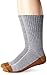 Copper Sole Men's 2 Pack Blue Collar Work Crew Socks
