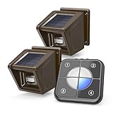 Driveway Alarm- 1/2 Mile Long Range Wireless Solar