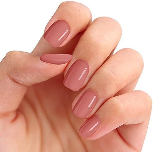 MEMEDA Full Nail Art Sticker Shinny Fullnail Stickers,Nails Wraps Tips（Taupe&amp;Nude）