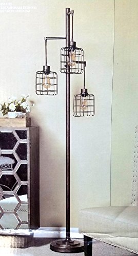 Stylecraft Piper Floor Lamp W 3 Edison Bulbs