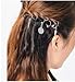 Hyamass 40pcs Antique Silver Ring Feather Coin Bead Charms Pendant Braid Hair Clip Headband Hair Accessories