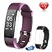 Fitness Tracker HR Activity Tracker Calorie Step Counter Pedometer Odometer, Waterproof Sleep Monitor, Smart Watch Bracelet with Free Replacement Band for Fitbit Men Women