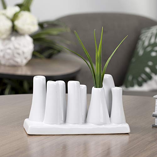 Torre&tagus Eva multi tube vase narrow rectangle, White (626404173258)