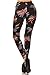 Leggings Depot High Waisted Checkered & Animal Print Leggings for Women-Full Length-R674, Dragonfly Wishes, One Size