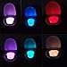 HaMi Colorful Motion Activated Toilet Night Light ,Bathroom Human Body Motion Sensor Seat Light Night Lamp 8-Color Changes [12-Month Warranty] - 2Pack