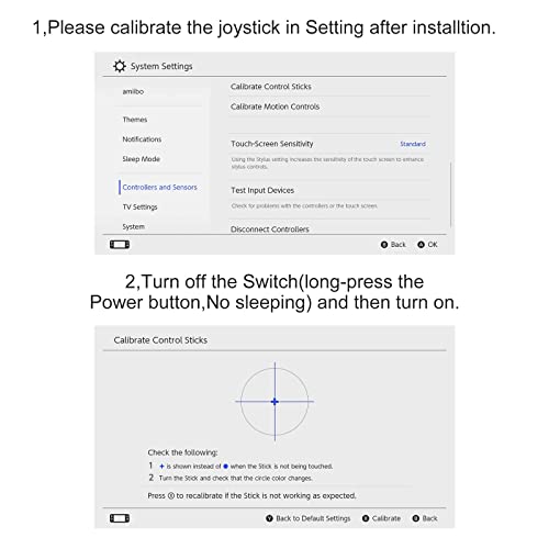 GuliKit Switch Joystick Replacement, Hall Effect Joystick, No Drift, Hall Joystick for Switch