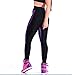 QIYUN.Z Women High Waist Stretch Skinny Shiny Spandex Leggings Pants Slim Fit Tights