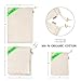 Reusable Produce Mesh Cotton Bags and Beeswax Food Wrap, LifeRoz Eco-friendly free plastic, organic, Biodegradable and sustainable kitchen food storage wrap, contain 7 pack small, medium, large size