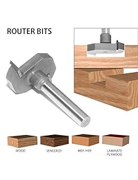 Tackpro - Alerón de engranaje CNC, vástago de 1 4" de 1,2" de diámetro de corte en forma de T, herramienta de fresado de madera