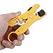 BlueCosto Wire Stripper Cutter for Round / Flat UTP Cat5 Cat6 Coax Coaxial Cable Stripping Universal Tool