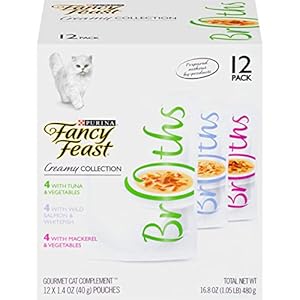Purina Fancy Feast Broths Adult Wet Cat Food Complement