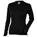 MERIWOOL Womens Base Layer 100% Merino Wool Midweight Long Sleeve Thermal Shirt Black