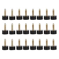 Pasamer Shoes Heel Nail, 24pcs/Set High Heel Tips Replacesment Tap Caps, Anti-Slip, Shoes Dowels Repair (13x13mm)