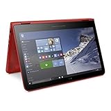 2016 New Edition HP Pavilion 13 x360 13.3 2-in-1 Touchscreen Convertible IPS Notebook Computer, Intel Core i3-6100U 2.3 GHz, 4GB RAM, 1TB HDD, Windows 10 Home, Red