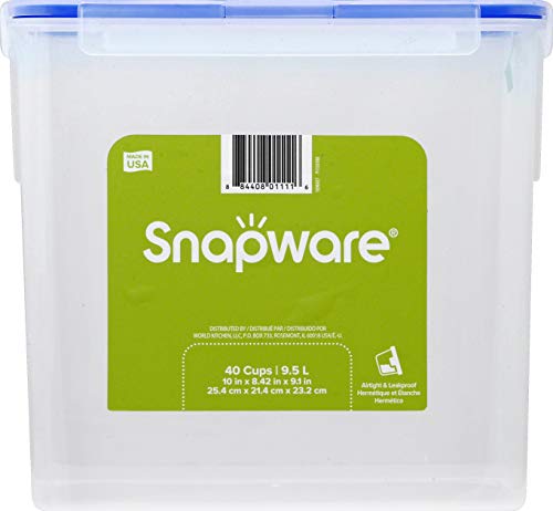 Snapware Airtight 40-Cup Rectangular Food Storage Containers, (New)