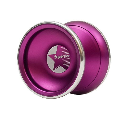 YoYoFactory Superstar BiMetal Unresponsive Yoyo - Color : Purple