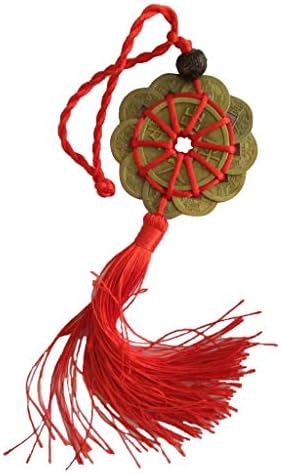 10 FENG Shui Lucky Charm Ancient Ching Coins Prosperity Protection Set