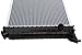 Prime Choice Auto Parts RK608 New Complete Aluminum Radiator