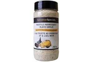 Truffle Parmesan & Black Garlic Seasoning 255 g | Gourmet Truffle Seasoning Blend | Savory Parmesan & Black Garlic Flavour | 