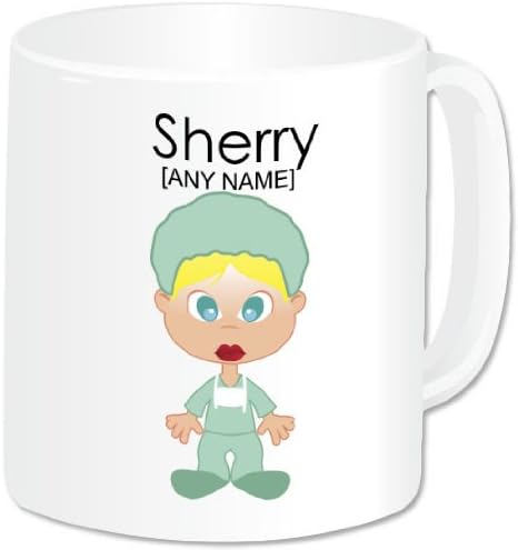 Personalised Gifts Female Surgeon Mug A Gopersonalised Design Any Name Any Message Hospital Medical Staff Doctor