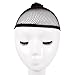 Wig Cap - 3 Pack of Elastic Nylon Black Mesh Net for Kids, Men, and Women, Long and Short Hair