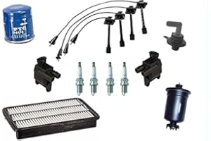 MAC AUTO PARTS Ignition Wires Spark Plugs Coils Air Oil Gas Filters Replacement Part For Toyota Camry 2.2 97-01