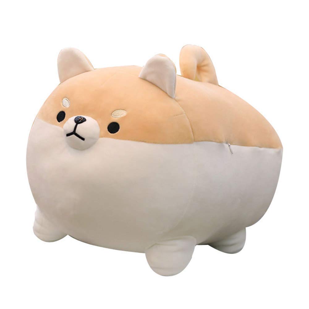 OUKEYI Shiba Inu Plush Dog Toy Anime Corgi Kawaii Soft Pillow, Plush Toy Gifts for Girl Boy (16 inch)