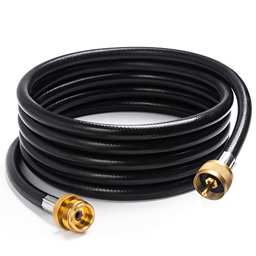 X Home Propane Extension Hose Assembly 12 Feet For Distribution Tree Post, Propane Tee, T And Y