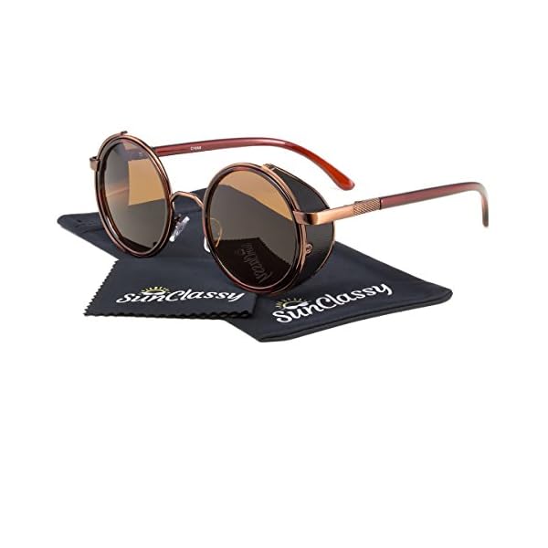 sunglasses with metal side shields