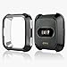 8 Pack Case for Fitbit Versa with Screen Protector, Haojavo Soft TPU Full Protective Cover Ultra-Thin Scratch Resistant Slim Fit Plated Bumper for Fitbit Versa Accessories