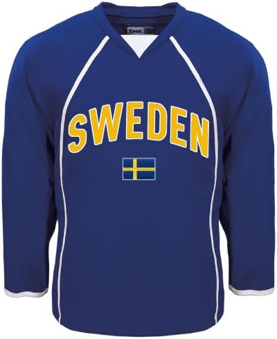 Sweden MyCountry Fan Hockey Jersey (Royal) - Size Large