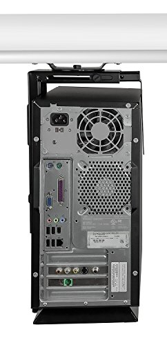 Mount-It! CPU Under Desk Mount Computer Tower Holder Adjustable Height and Width Wall-Mountable