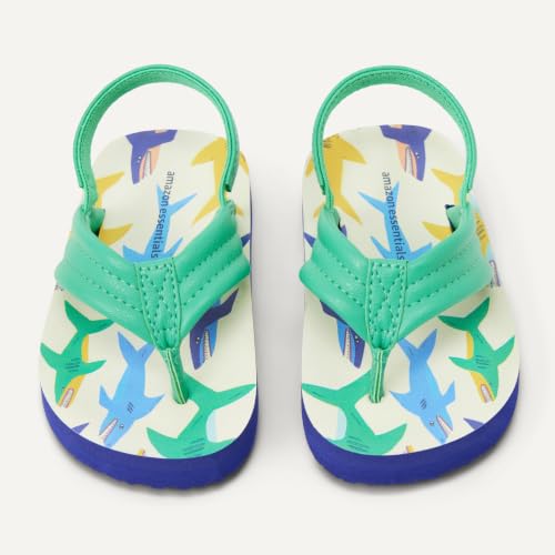 Amazon Essentials Unisex Kids Flip Flops with Back Strap